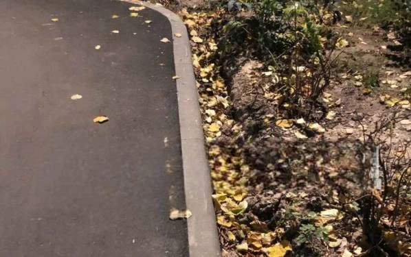 🚧 После замены бордюров на Кировоградской остались канавы