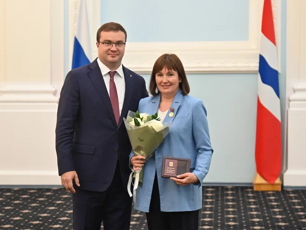Президент ТПП Омской области Ольга Павловна Федулова награждена региональным знаком отличия🎉

Губер