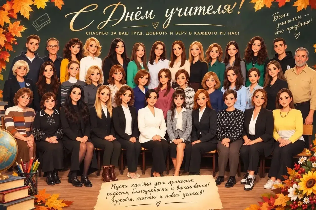 💕 С Днём учителя, дорогие педагоги!