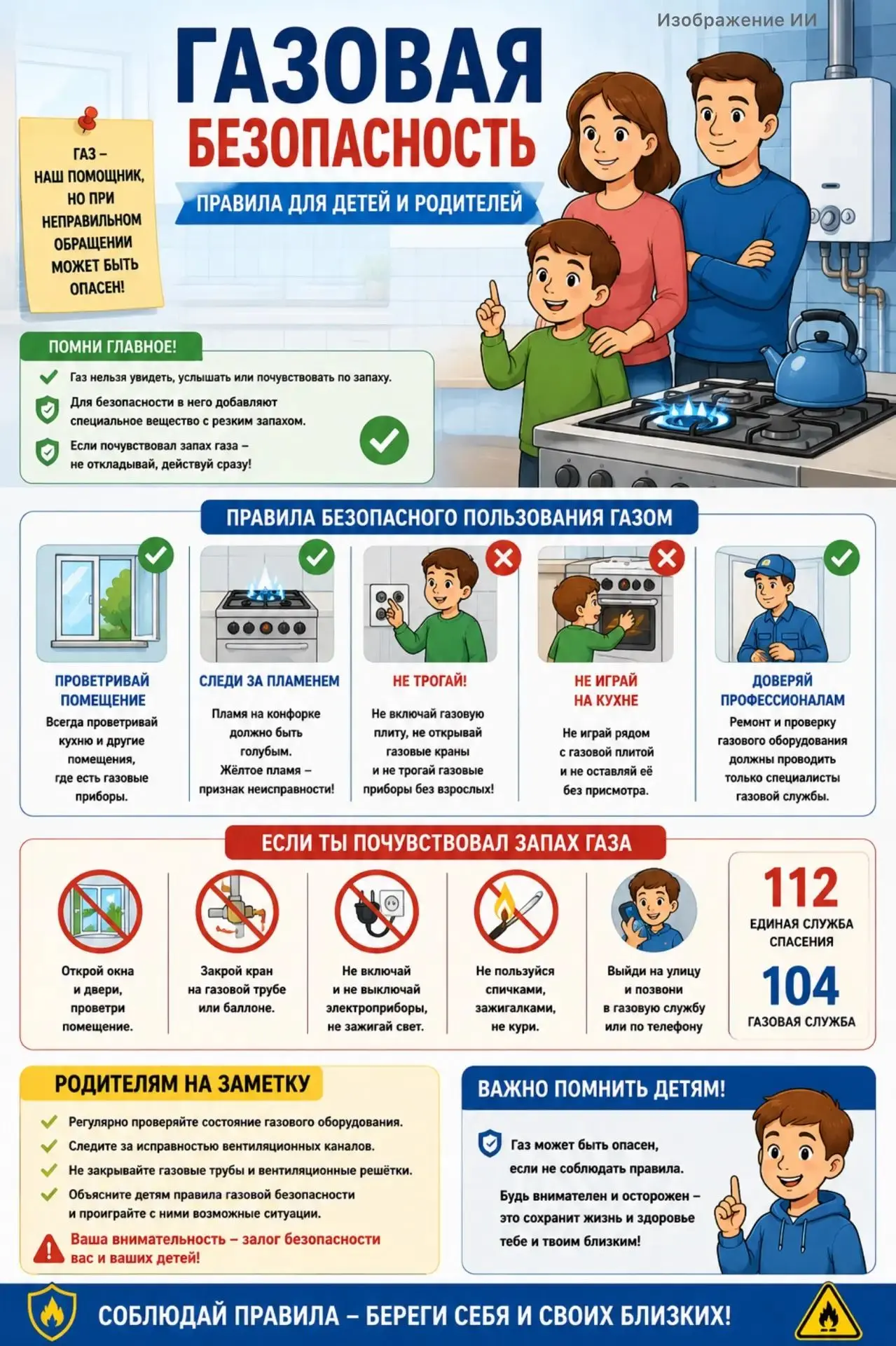 🔥 Газ делает нашу жизнь комфортнее, но при неправильном обращении может стать источник...