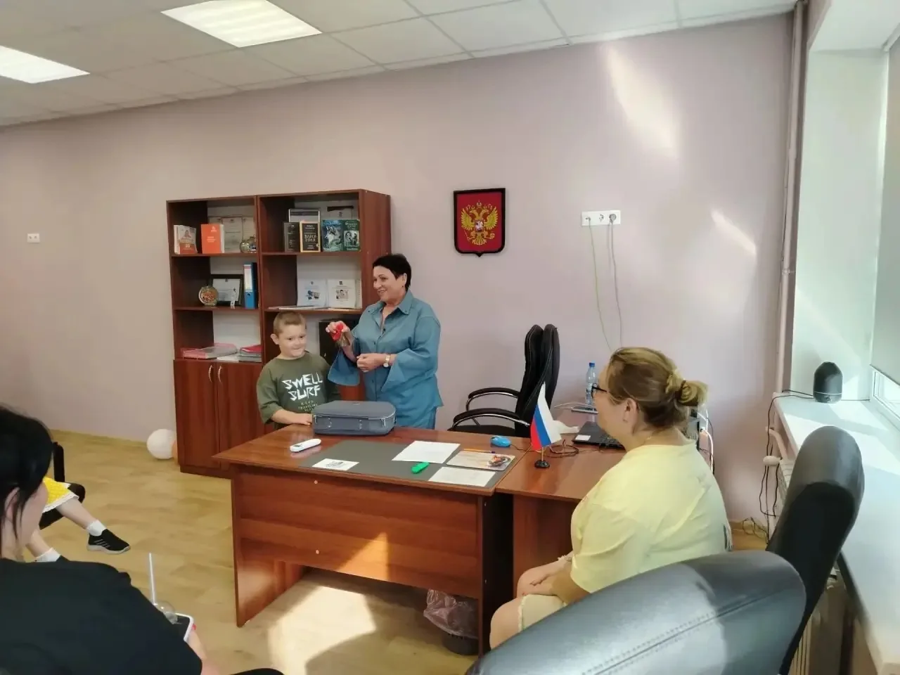 Вчера состоялась наша первая встреча с будущими первоклассниками и их семьями. Это была не лекция, а