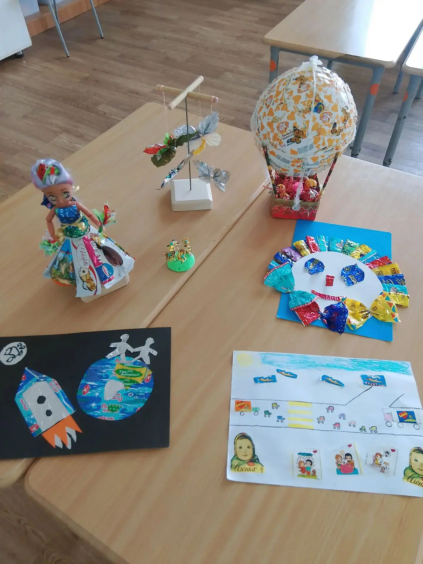 🍬 Воспитанники старшей «Б» группы вместе с родителями приняли участие в творческой выс...