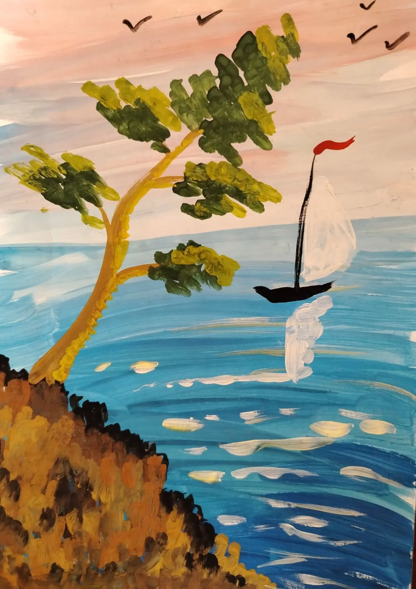 🌊⛵ Суббота, 4 июля — в «Шёлковых детках» рисуем море и маяки!