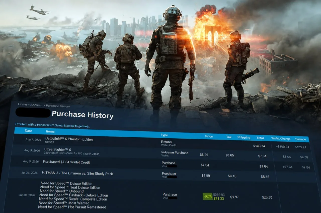 📎 Игрок смог вернуть деньги за Battlefield 6 после 470 часов в игре