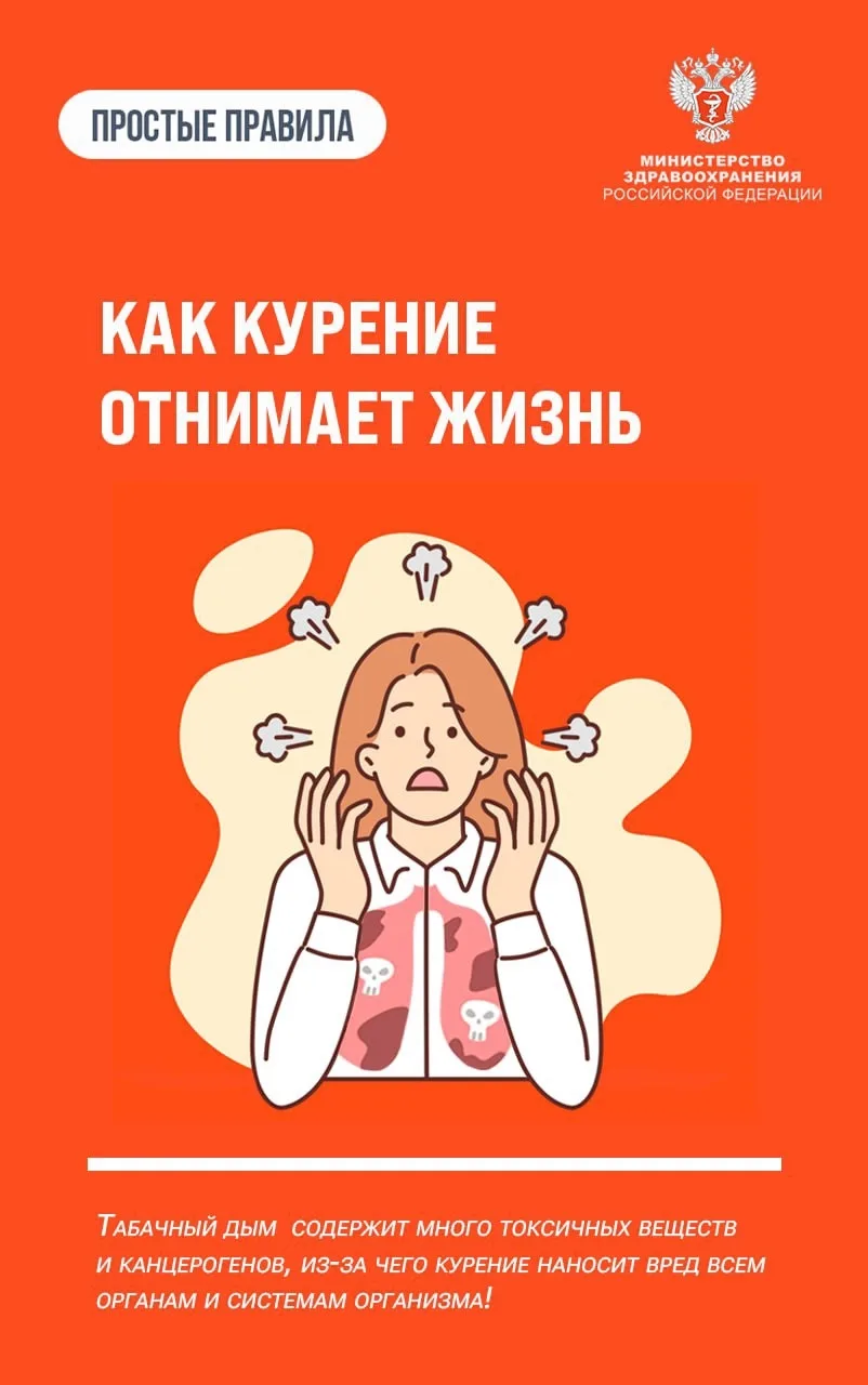 🚭 #ПростыеПравила: Как курение отнимает жизнь