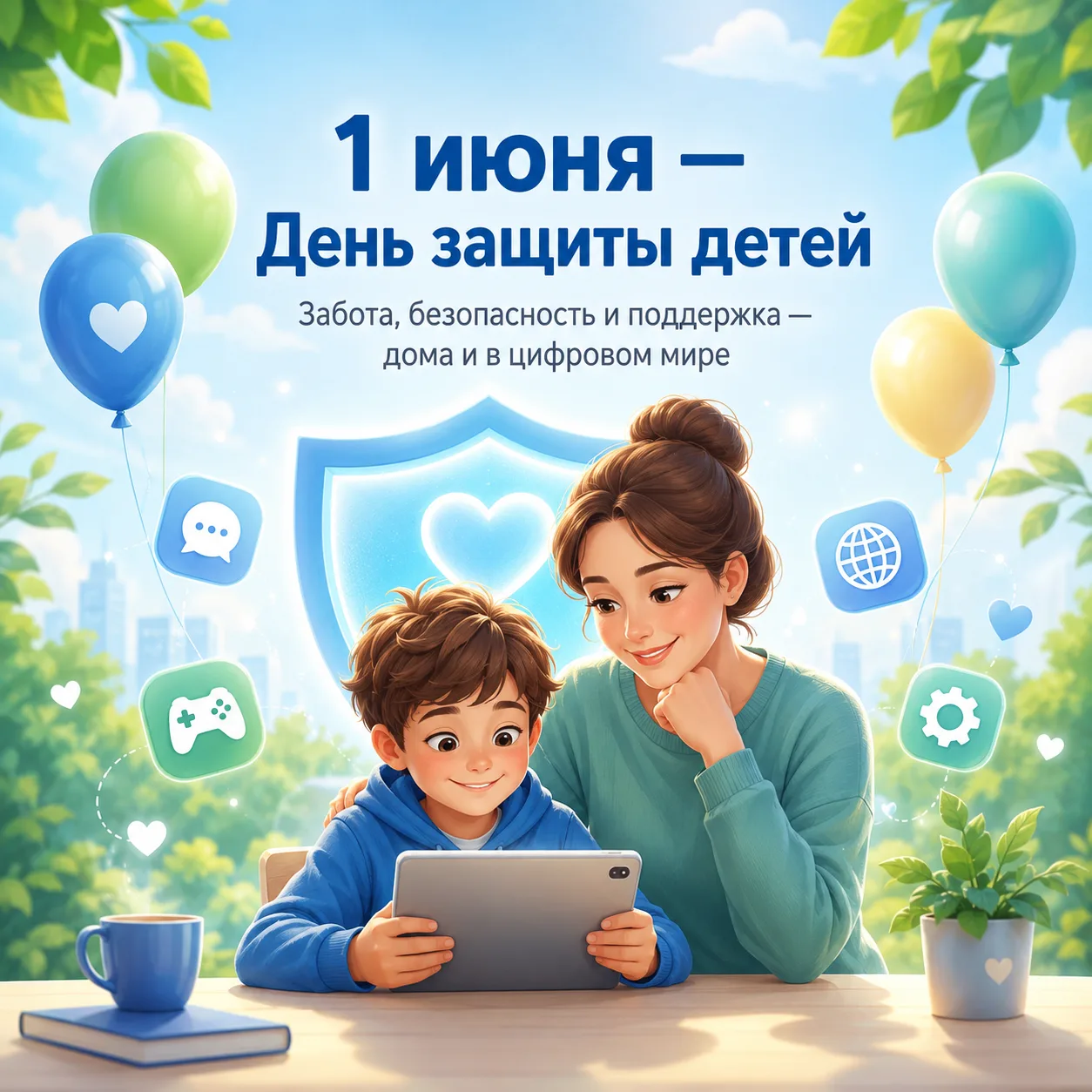 🌿 1 июня — День защиты детей 👧🧒💙

Сегодня хочется напомнить: защищать ребёнка — это не только об