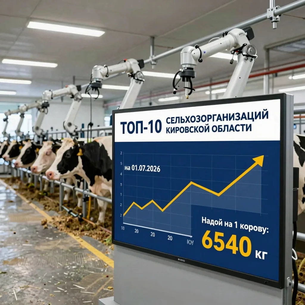 Лидеры молочного животноводства: названы лучшие хозяйства Кировской области по итогам п...