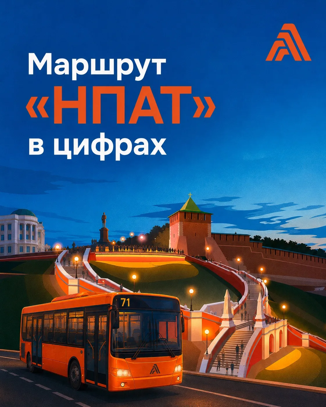 🌟Маршрут №71 один из самых популярных маршрутов АО «Нижегородпассажиравтотранс»!

По итогам мая он 