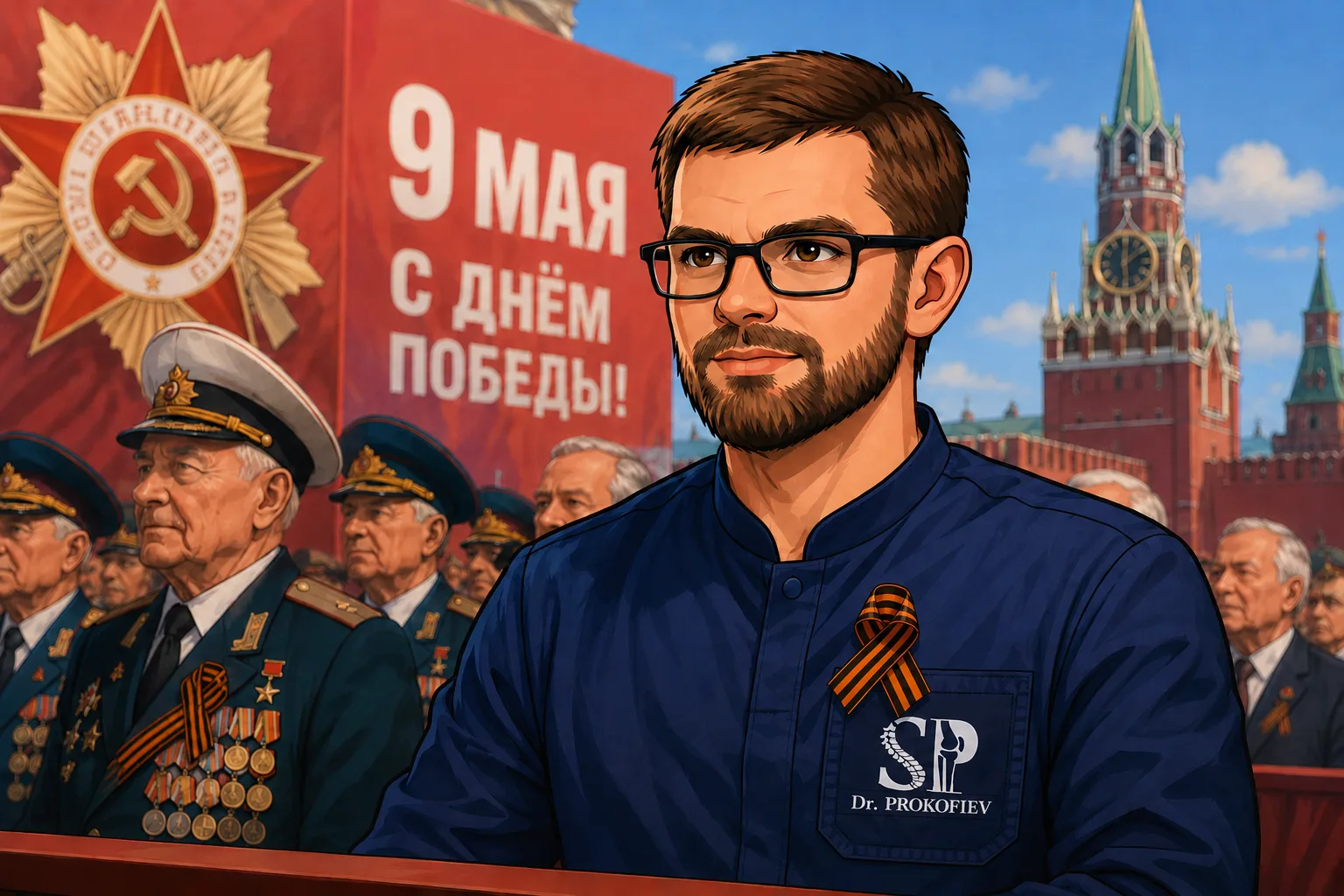 Друзья, коллеги, пациенты с Днём Великой Победы! 🇷🇺