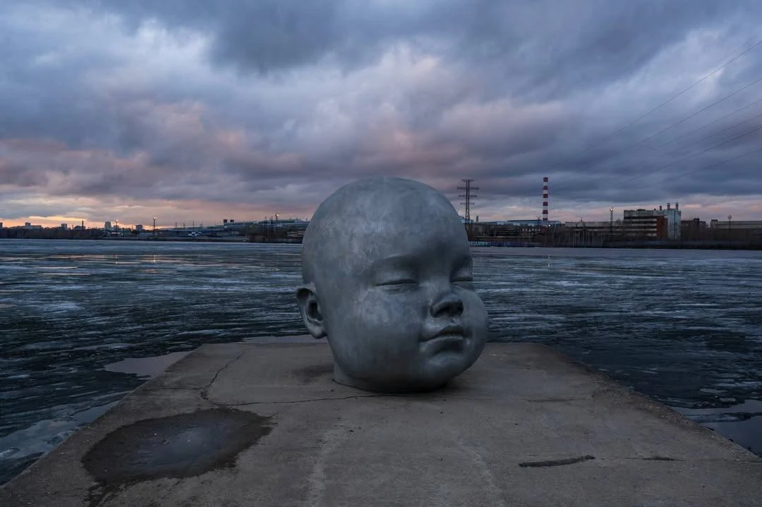 Индустриальный младенец в Екатеринбурге.