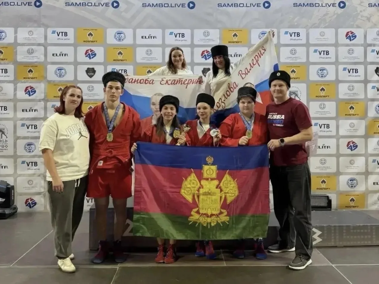 🥇 Семь медалей завоевали кубанские самбисты на первенстве мира