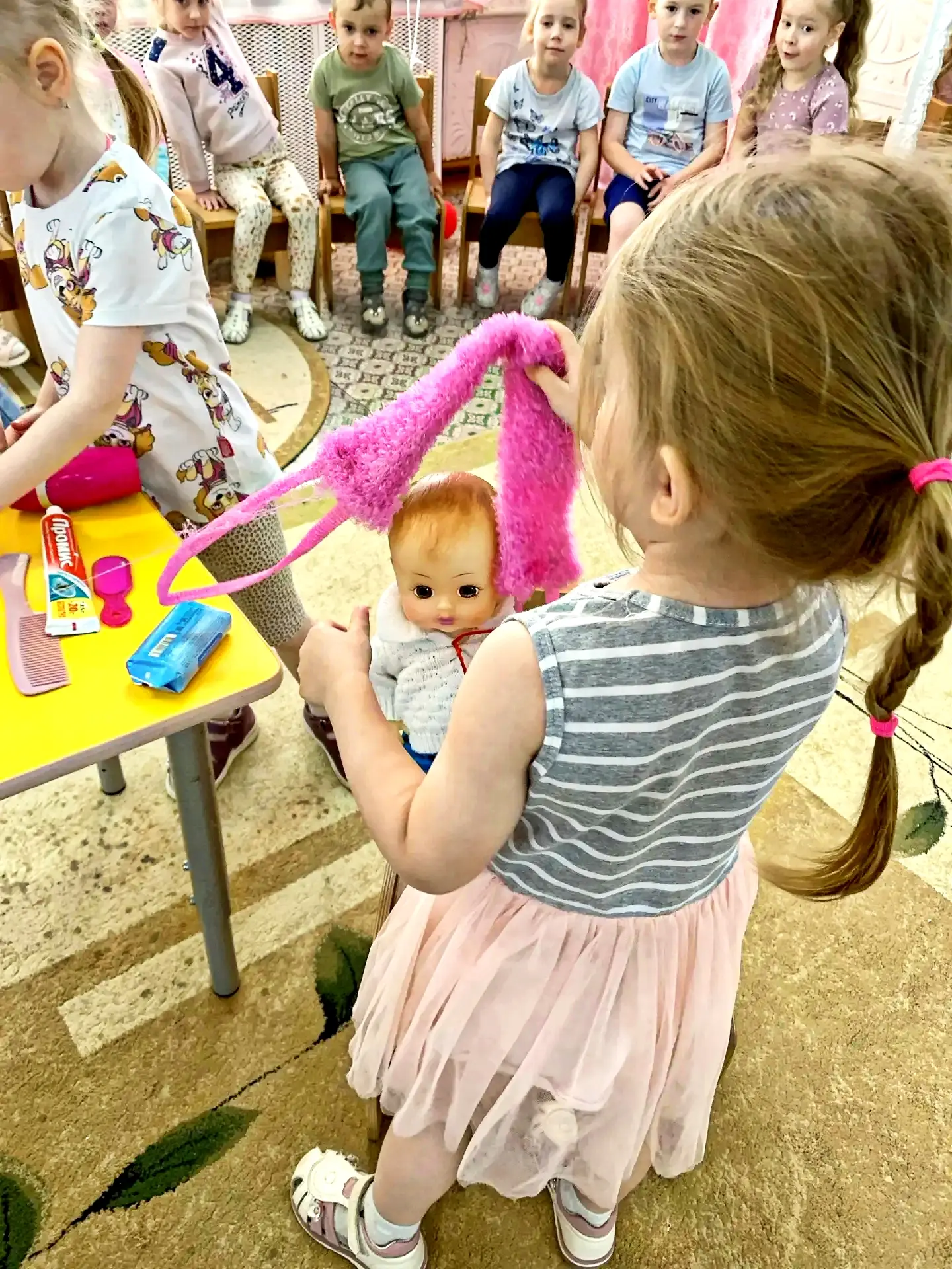 🧼🌟 Чистота-залог здоровья: «Уроки Мойдодыра» 🌟🧼

В детском саду мы создали атмосферу здоровья и 