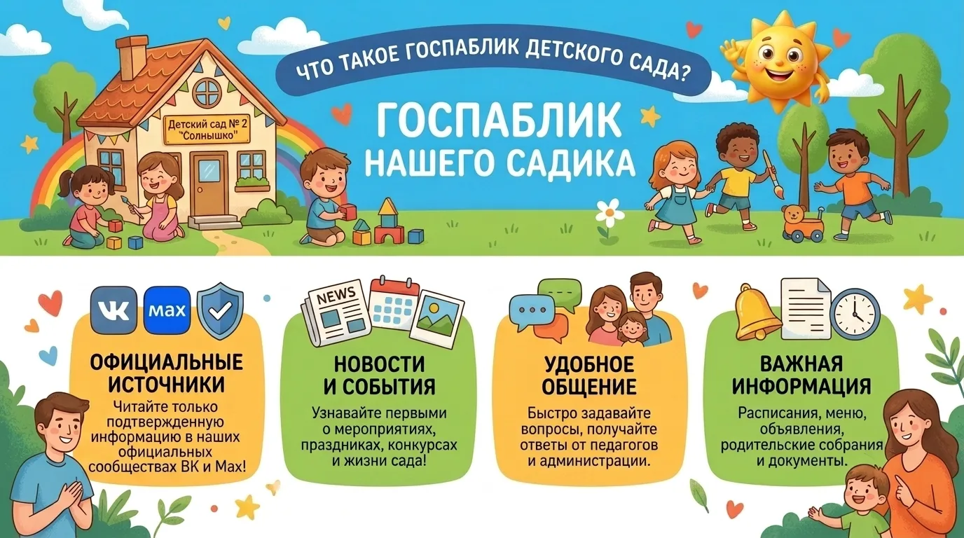 ☀️ Добро пожаловать в госпаблик детского сада № 2 «Солнышко»!  

Мы создали это пространство, чтобы 