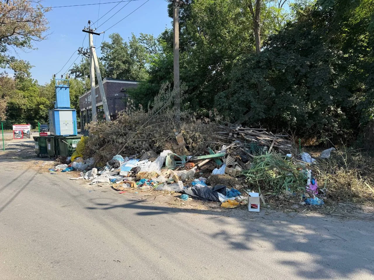 В Батайске свалку на улице Березовой не убирают 2,5 месяца