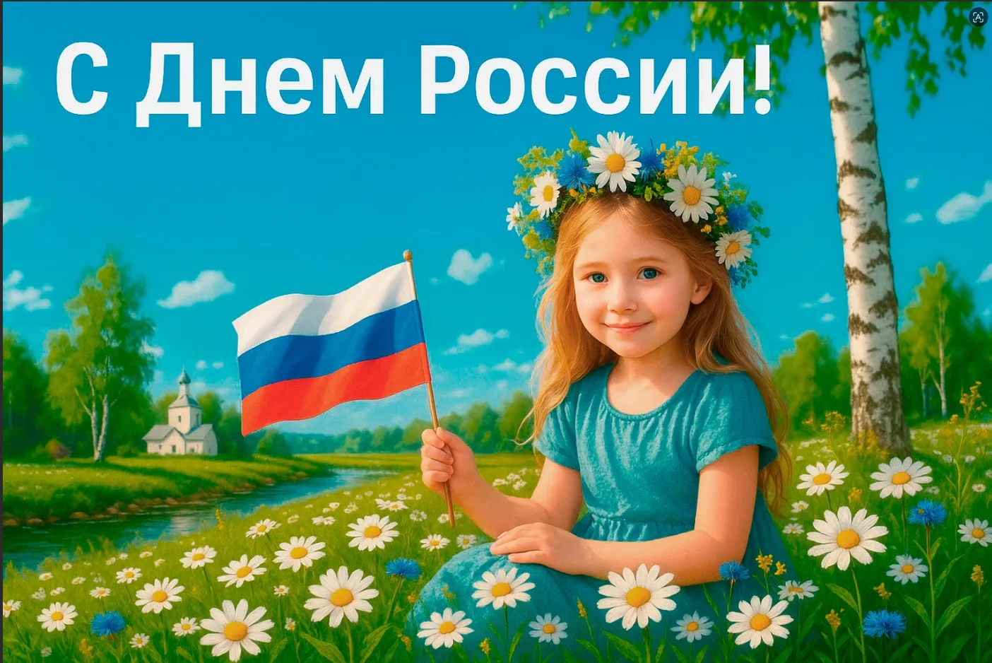 «С днем России!»-
танцевальный флеш - моб, ко Дню России

     В преддверии Дня России воспитанники 