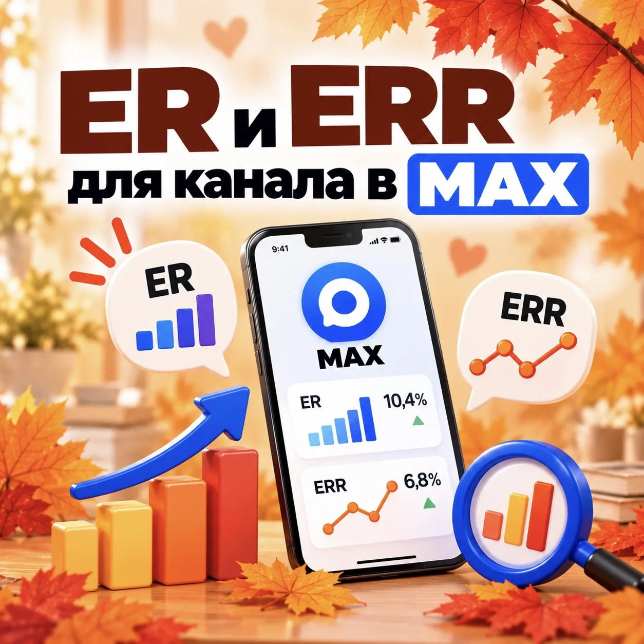 📊 Два показателя, которые часто путают при анализе канала MAX: ER и ERR