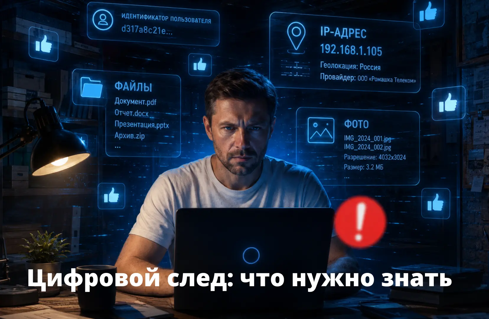 🌐 Любое действие в интернете оставляет цифровой след. И нередко он может рассказать о ...