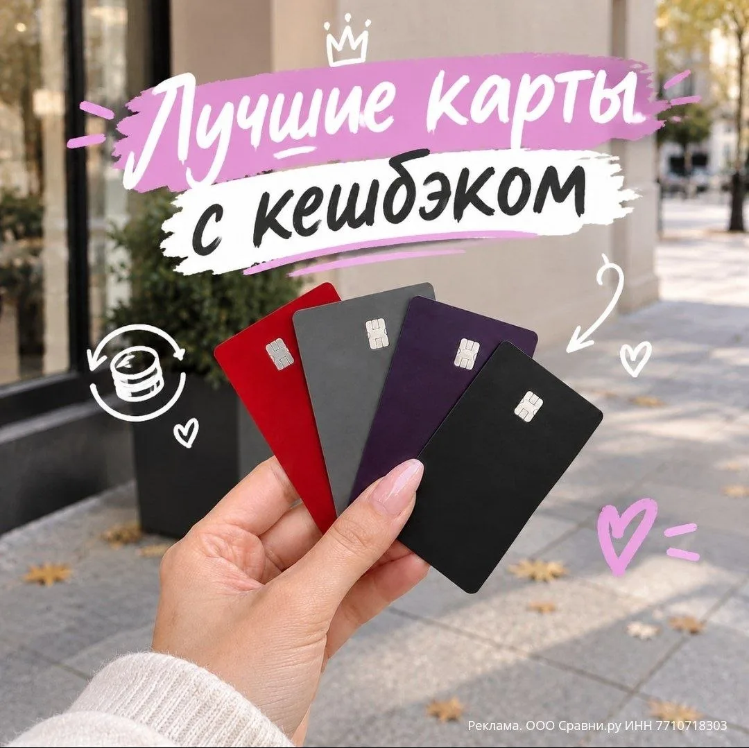 💳 Лучшие карты с кешбэком — ловите бонус 2 000 ₽!
