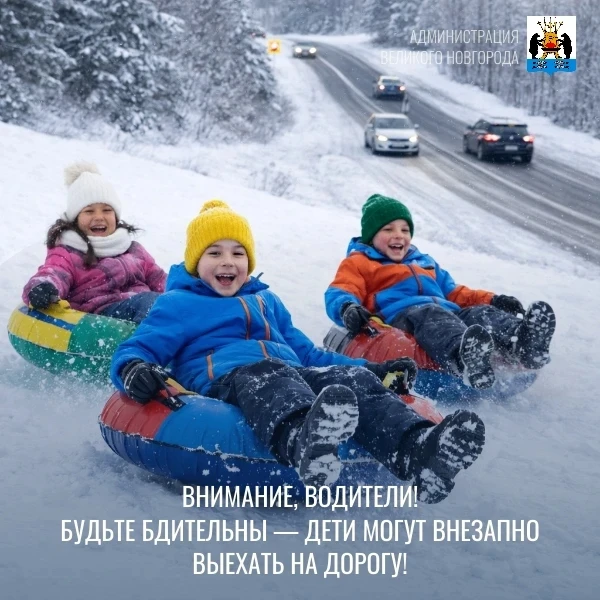 Уважаемые водители! ⚠Обращаем ваше внимание на необходимость особой осторожности при движении по сле