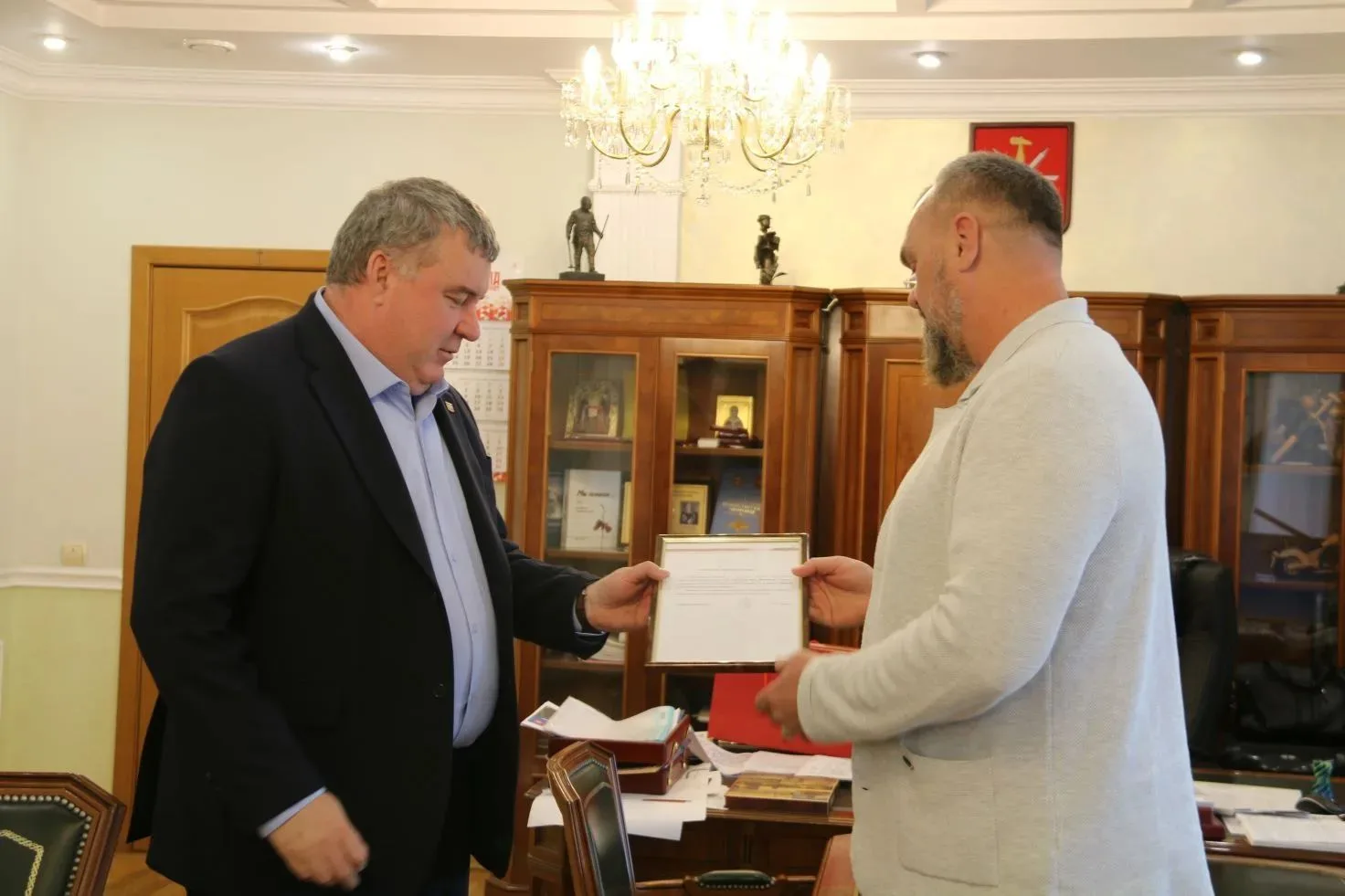 Встретился с представителем кинокомиссии Тульской области Денисом Якушиным