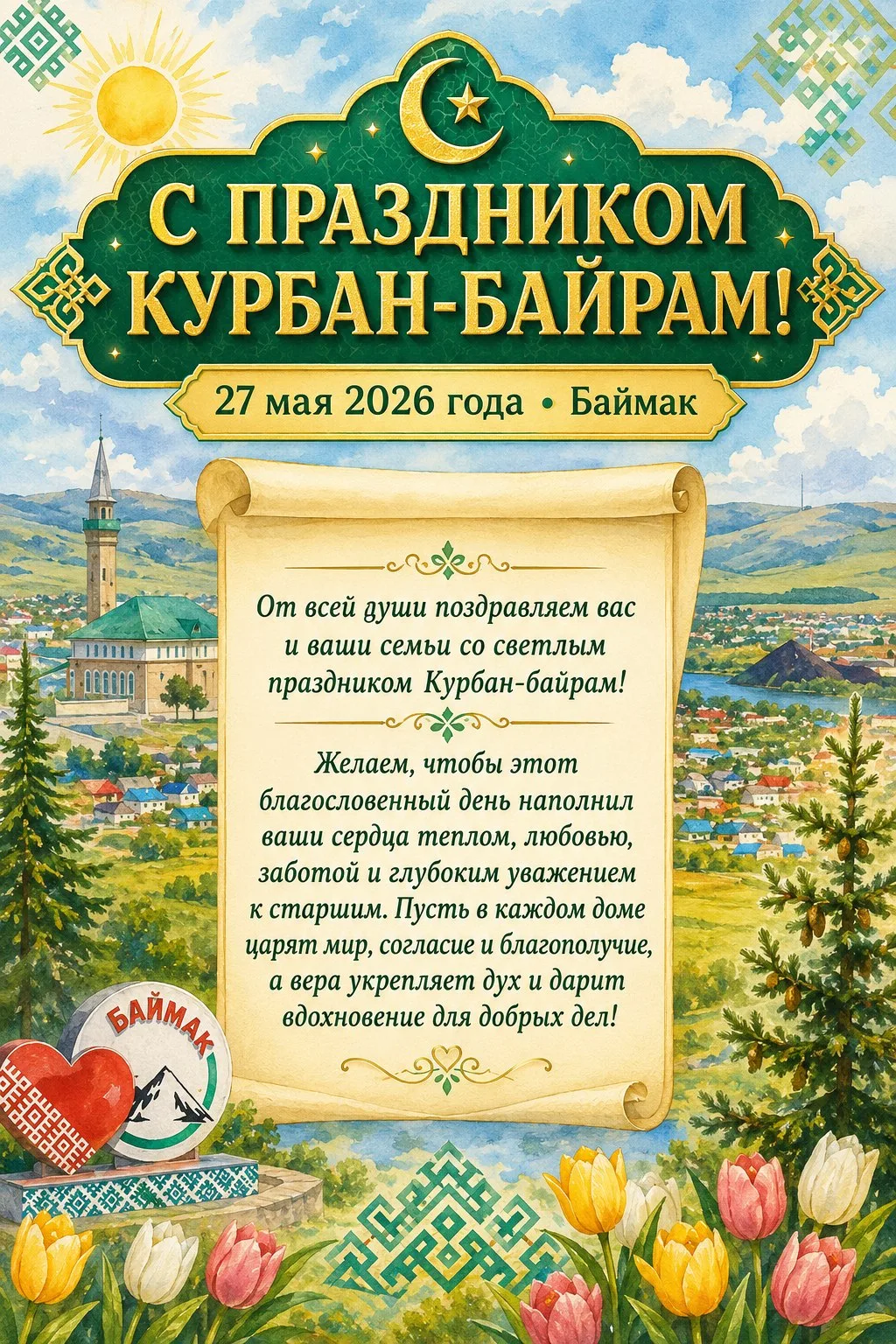 С праздником Курбан-байрам!