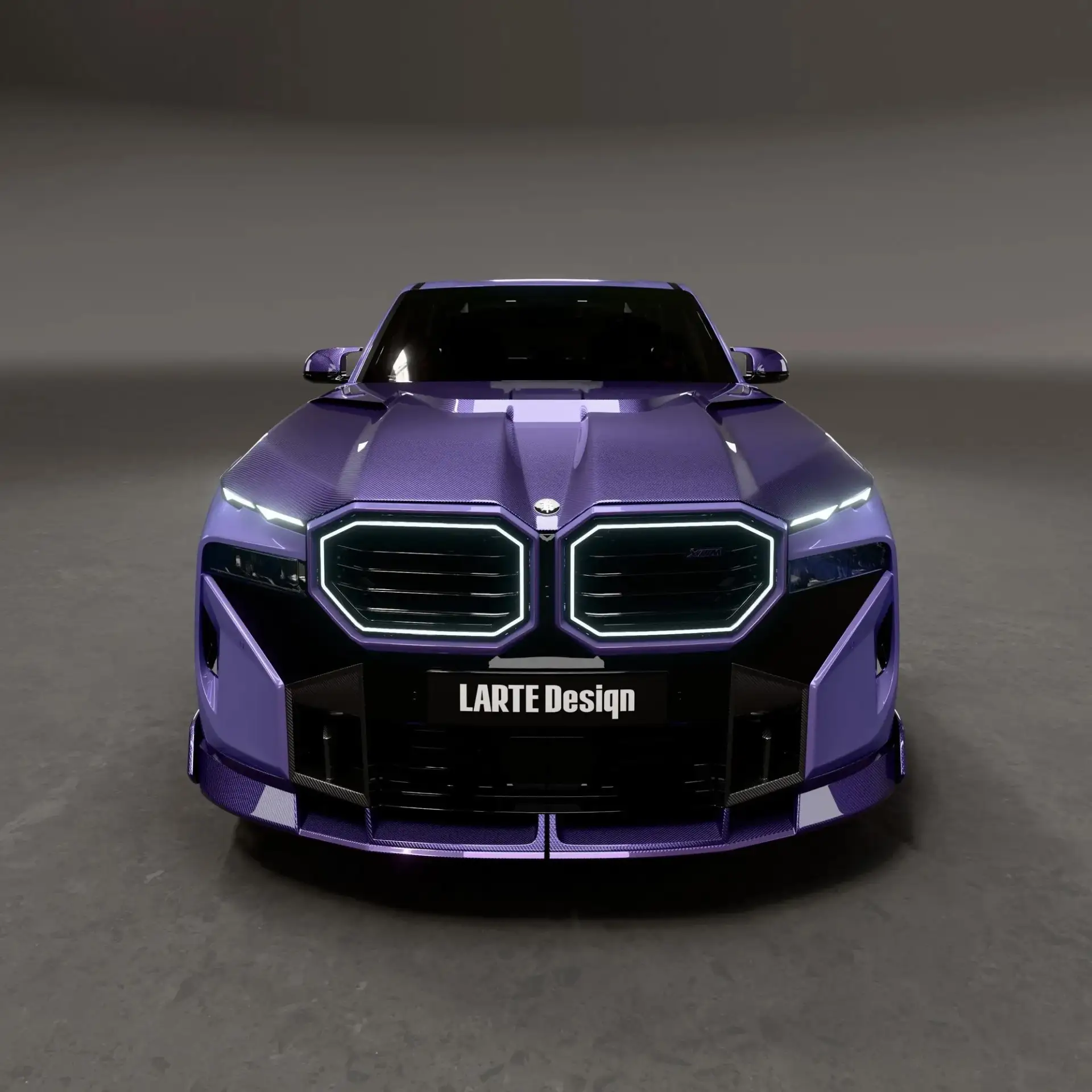 Вот вы говорили «колхоз», а тем временем кто-то заказал у Larte Design лиловый BMW XM 🐽