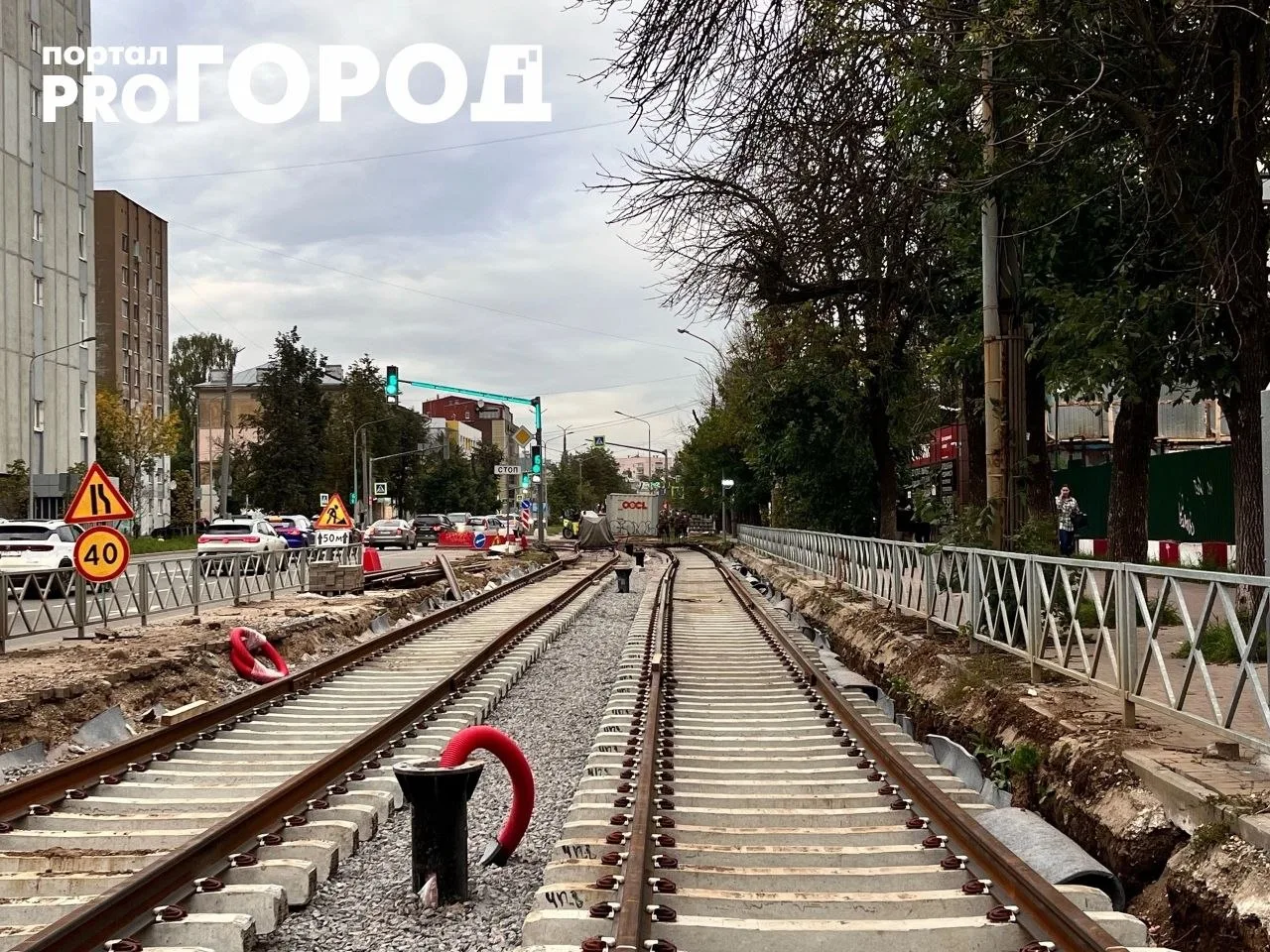 В Ярославской области продлили ремонт трамвайных путей у моторного завода