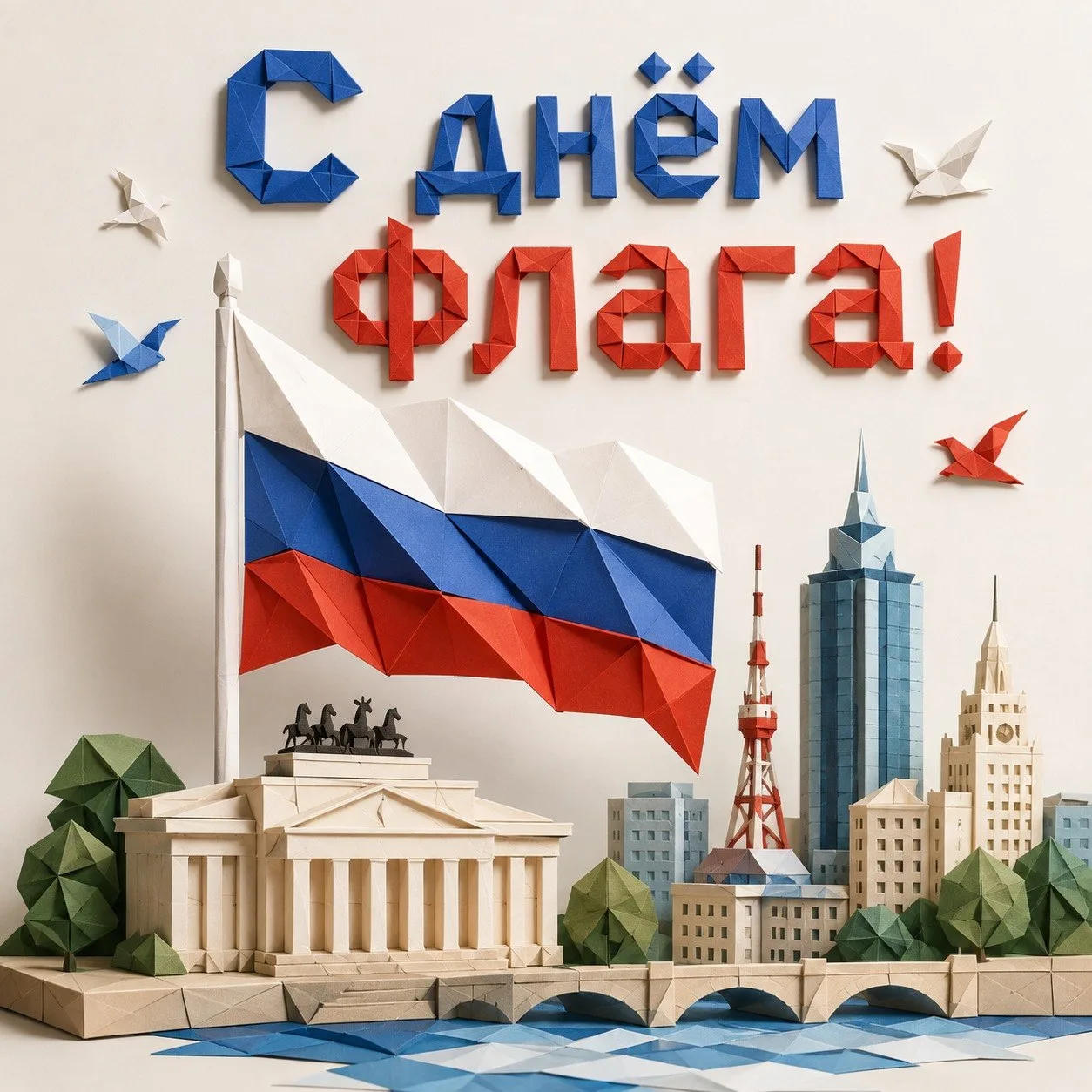 🎨🇷🇺 С Днём Государственного флага Российской Федерации!