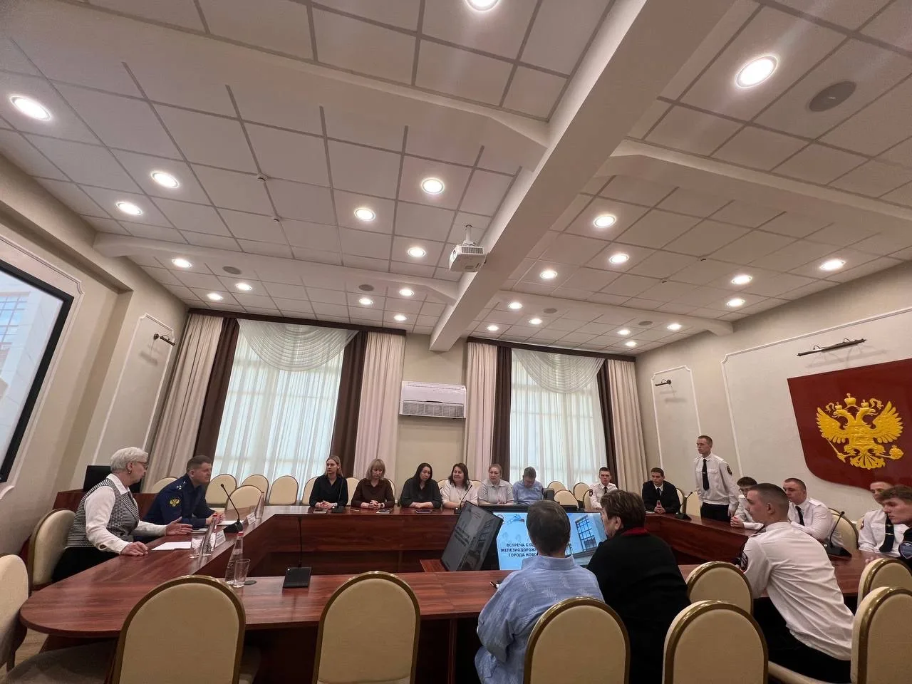 Сотрудники прокуратуры провели встречу со студентами   Прокурор Железнодорожного района посетил Ново