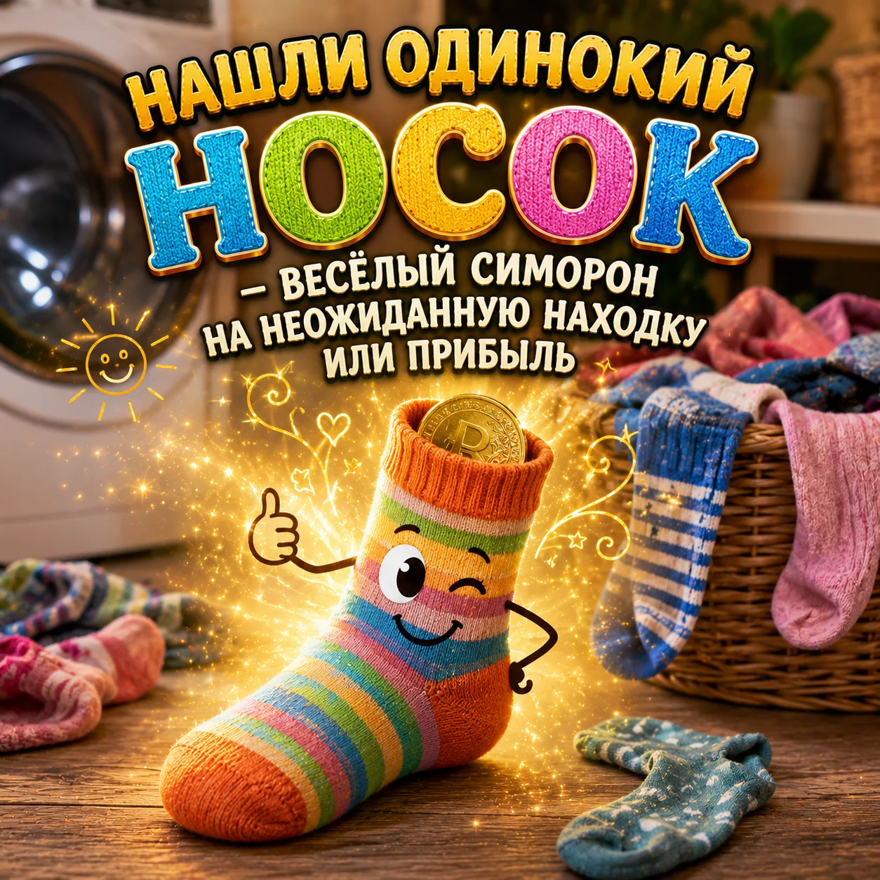 🧦 НАШЛИ ОДИНОКИЙ НОСОК ПОСЛЕ СТИРКИ — НЕ СПЕШИТЕ ЕГО УБИРАТЬ