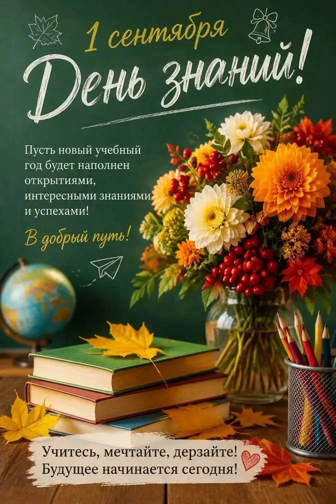 С новым учебным годом!)💯