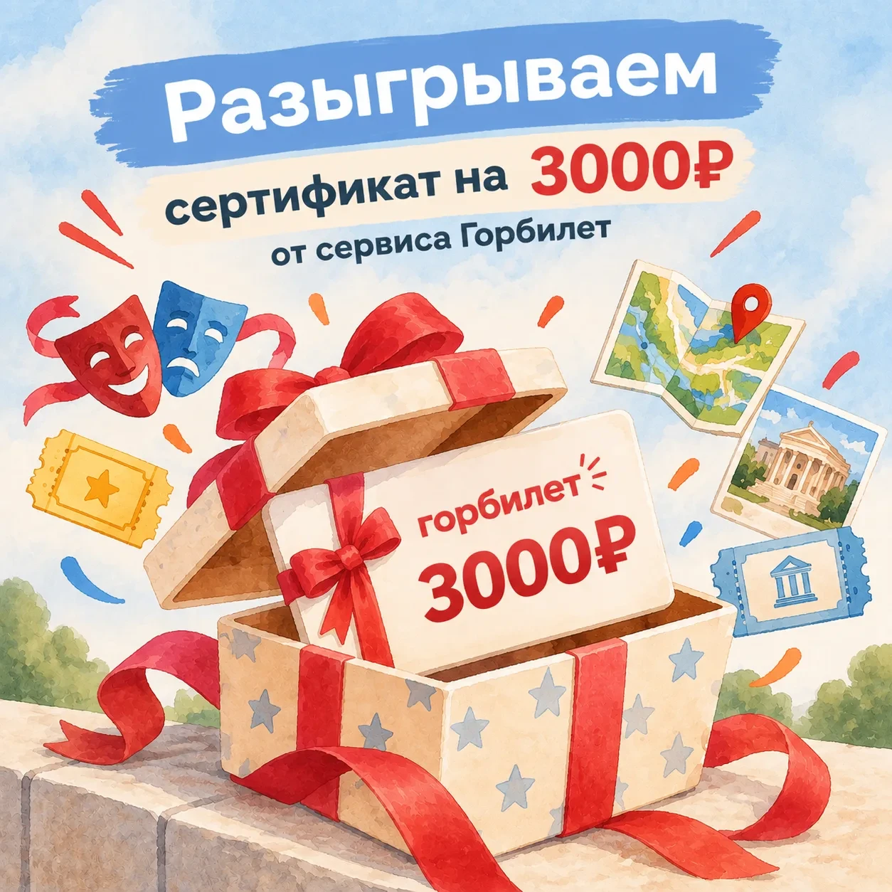 Разыгрываем сертификат на 3000₽