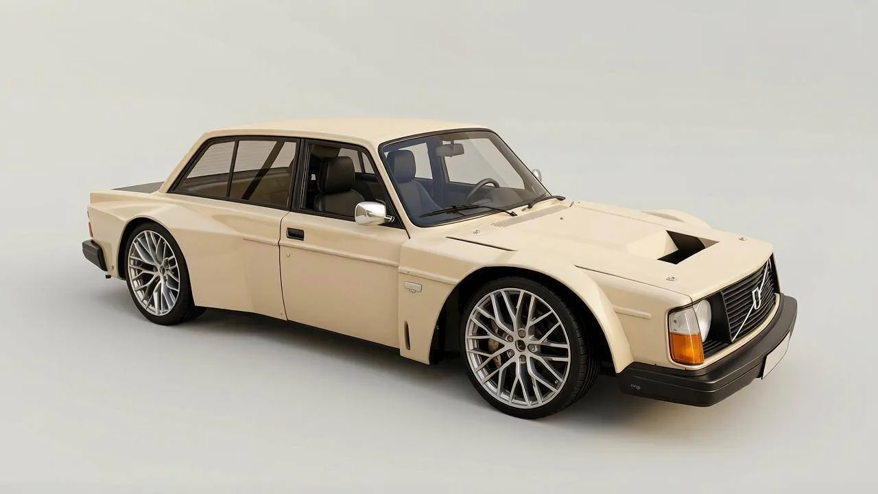 Шведский блогер засунул в Volvo 240 1975 года мотор V10 от Lamborghini — получился унив...
