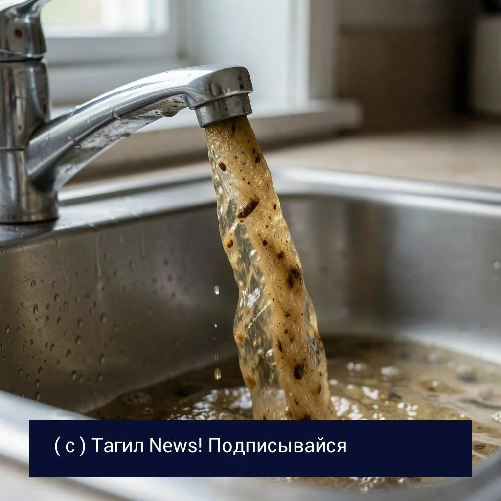 Тагильчане снова столкнулись с проблемой грязной воды из-под крана.