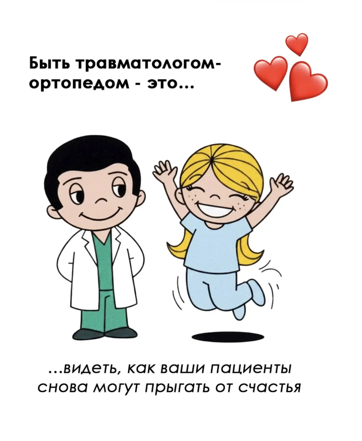 Быть травматологом-ортопедом — это не просто профессия.

Это способность возвращать людям движение, 