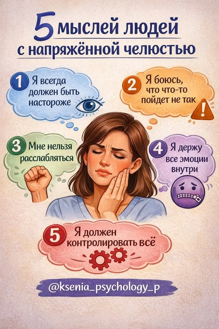 Вы когда-нибудь замечали, как крепко сжаты ваши челюсти? Проверьте прямо сейчас. Напряг...