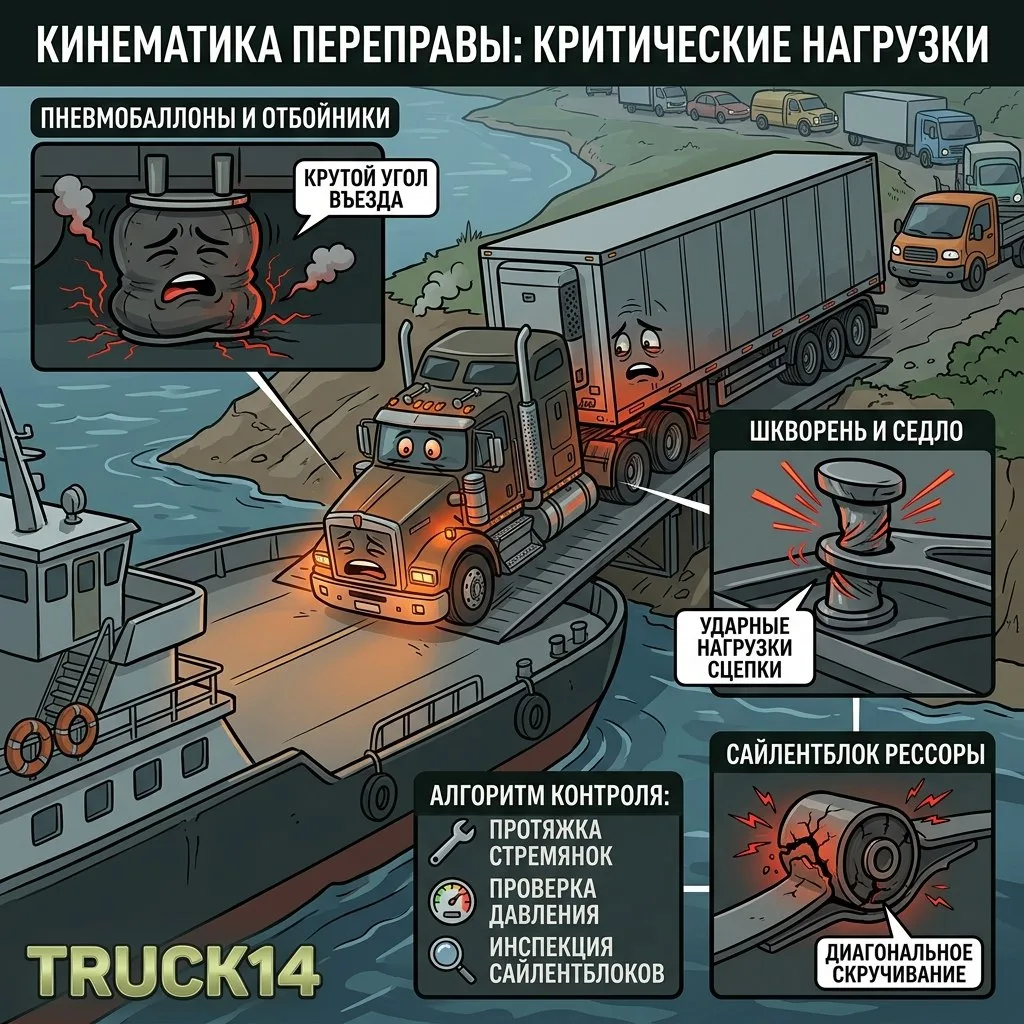 Старт навигации: кинематика переправы 🚢
