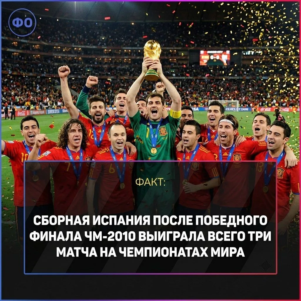 ❗️ ИСПАНИЯ ВЫИГРАЛА ВСЕГО 3 МАТЧА ЧМ ЗА 16 ЛЕТ!

😱 В плей-офф чемпионатов мира у испанцев за это вр