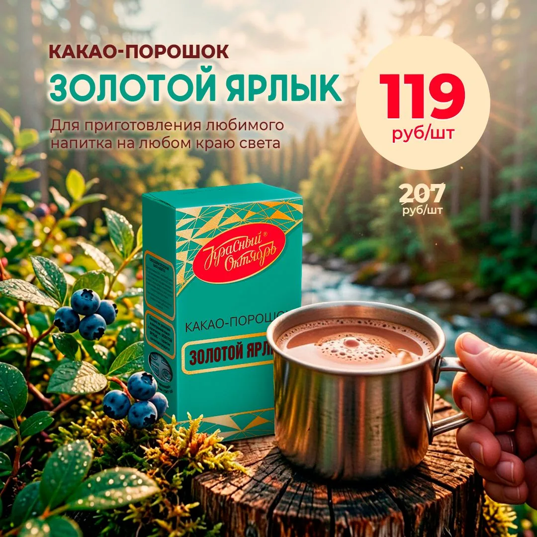 ☀️ Где бы ни было ваше лето — чашка любимого какао всегда кстати

На даче ранним утром, в отпуске с 