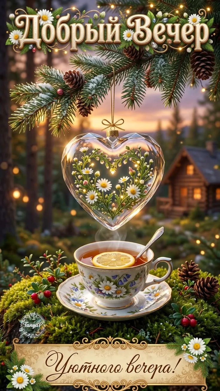 Доброго и уютного вечера!  ✨💐