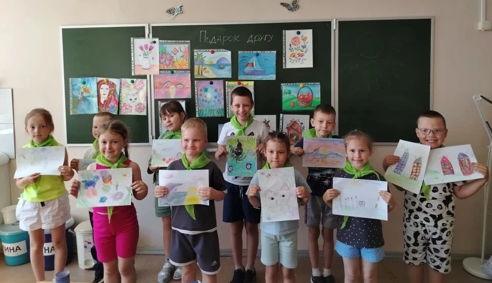 🪴🍀В Детском  пришкольном оздоровительном лагере  "Дружба" 🧒👩 (Гимназия 2, пос. Зара...