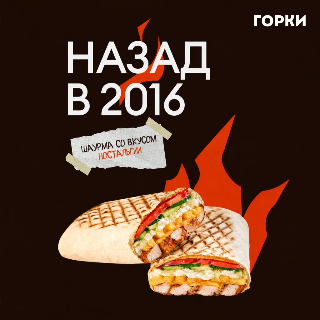 Готовы снова вернуться в 2016 с GORDAN? 🤭

В честь 10-летия GORDAN возвращает тот самый вкус из 201