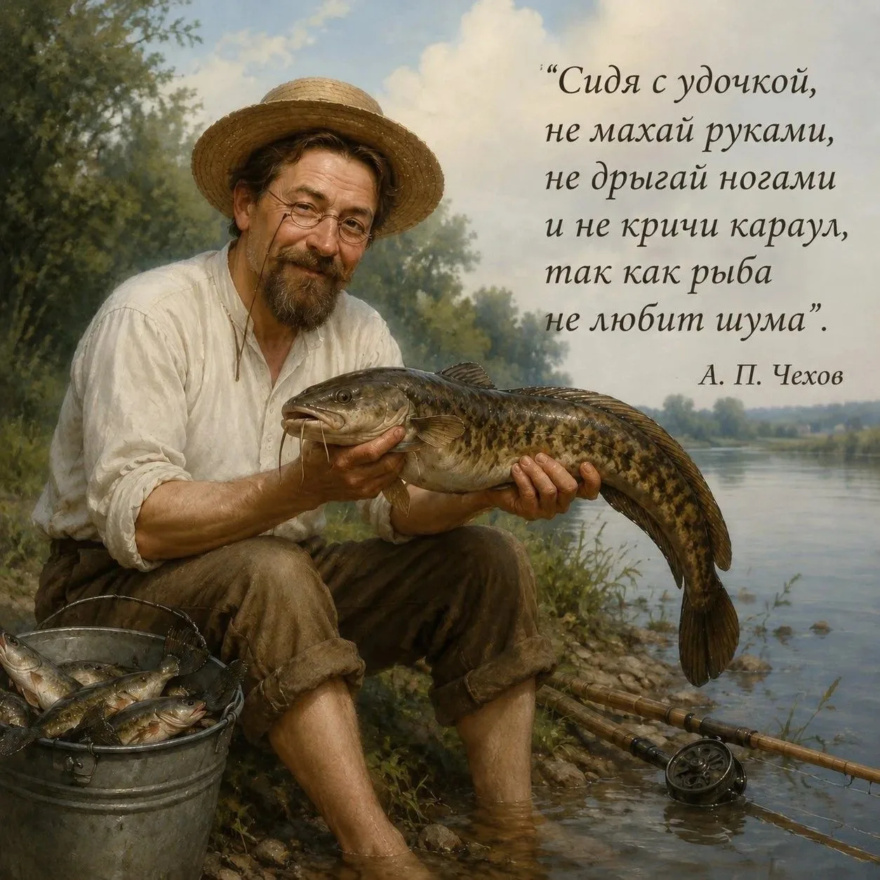 Музей книги Чехова предлагает «помериться» уловом – в рамках фотоконкурса «Рыбье дело»
 
🎣 Выставоч