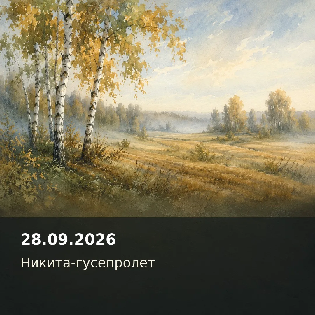 28 сентября 2026, понедельник