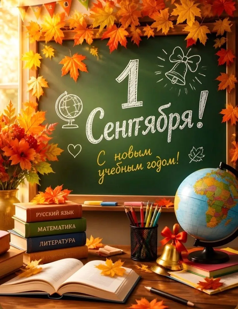 С 1 сентября!