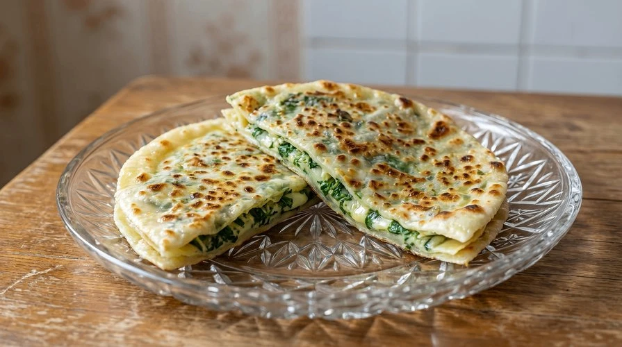 Кутабы с зеленью