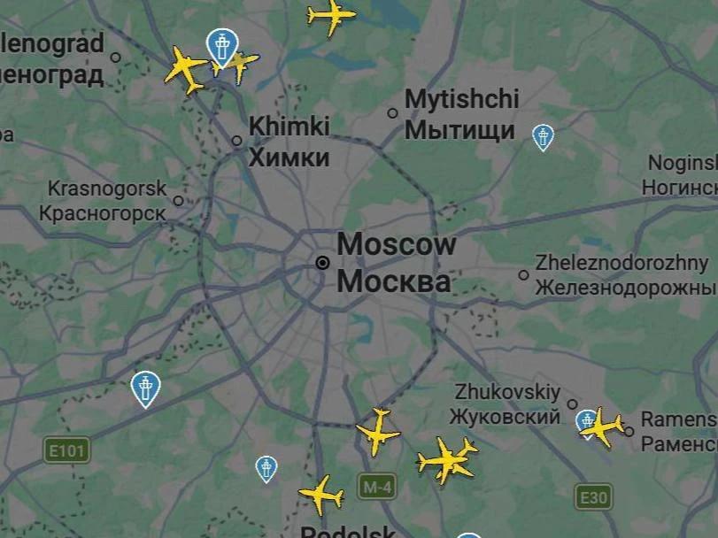 ❗️Небо над Москвой практически закрыли