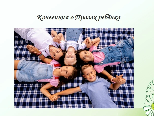 В пришкольном лагере была организована и проведена онлайн-презентация на тему «Конвенци...