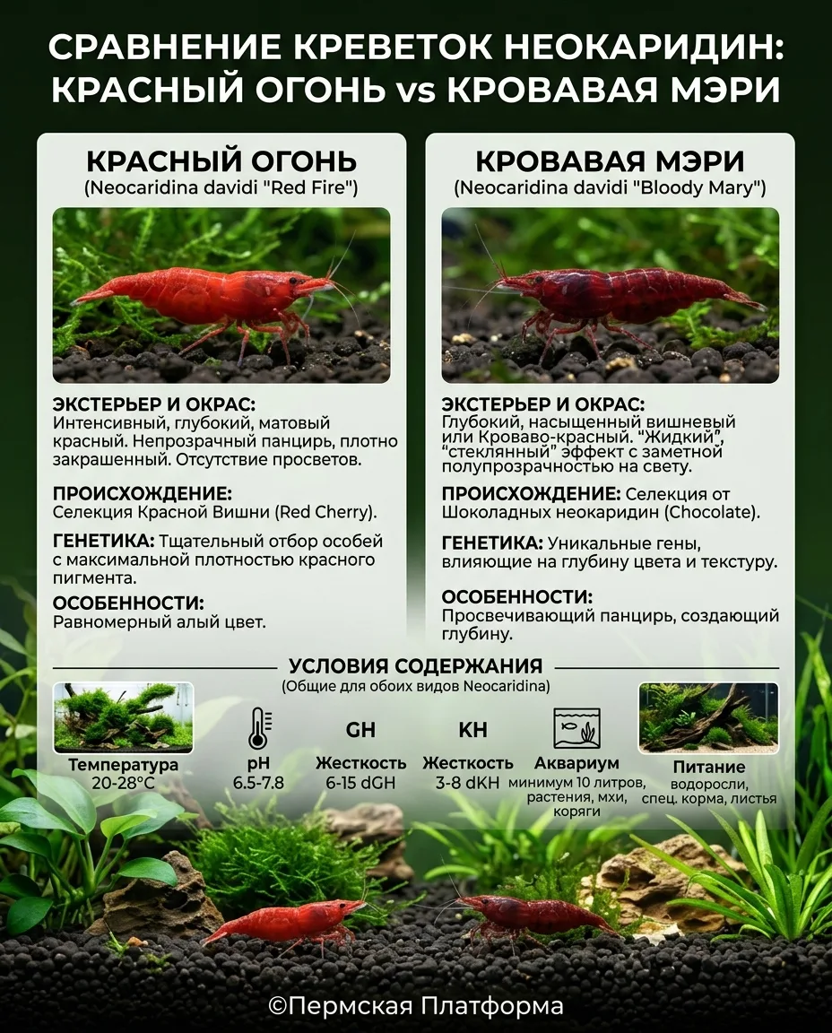 🦐 Красный Огонь vs Кровавая Мэри: в чем принципиальная разница? 🔥🩸