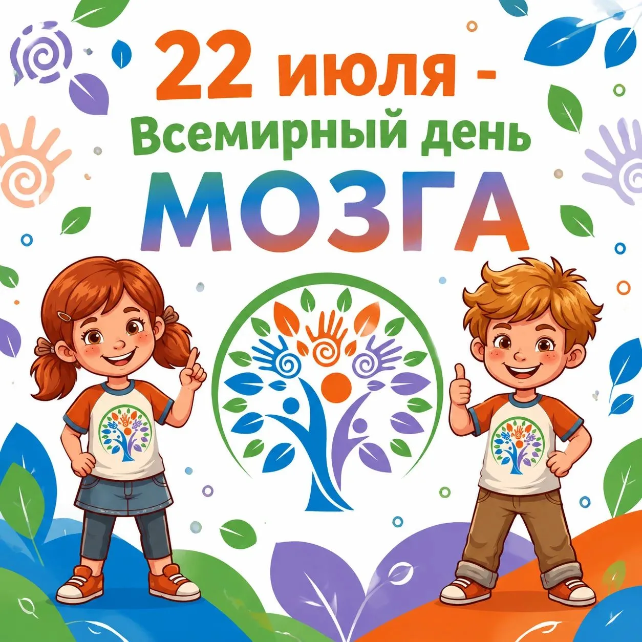 🧠 22 июля — Всемирный день мозга: инвестируем в будущее наших детей!

Сегодня, 22 июля, весь мир от